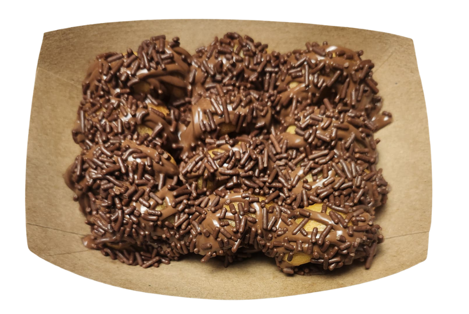 Double Chocolate - Dozen (12 mini donuts) - Image 2